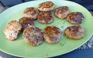 Grilled Hot Italian Sausage Burgers